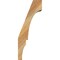 Ekena Millwork 6"W x 8"D x 20"H Balboa Rough Sawn Knee Brace, Western Red Cedar BRC06X08X20BOA00RWR - alternate 4